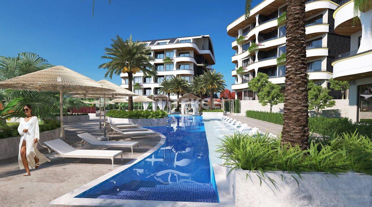 Апартаменты в Алании, Турция, 55 м² - фото 11