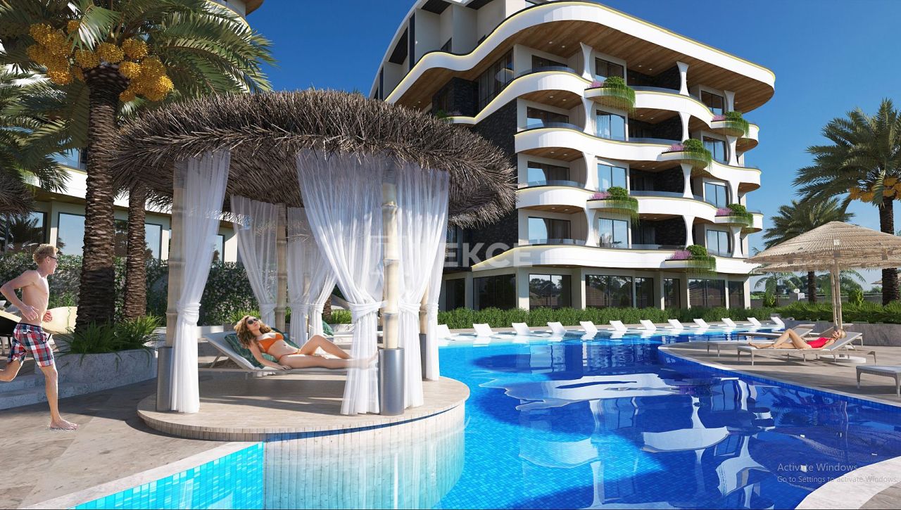 Апартаменты в Алании, Турция, 55 м² - фото 12