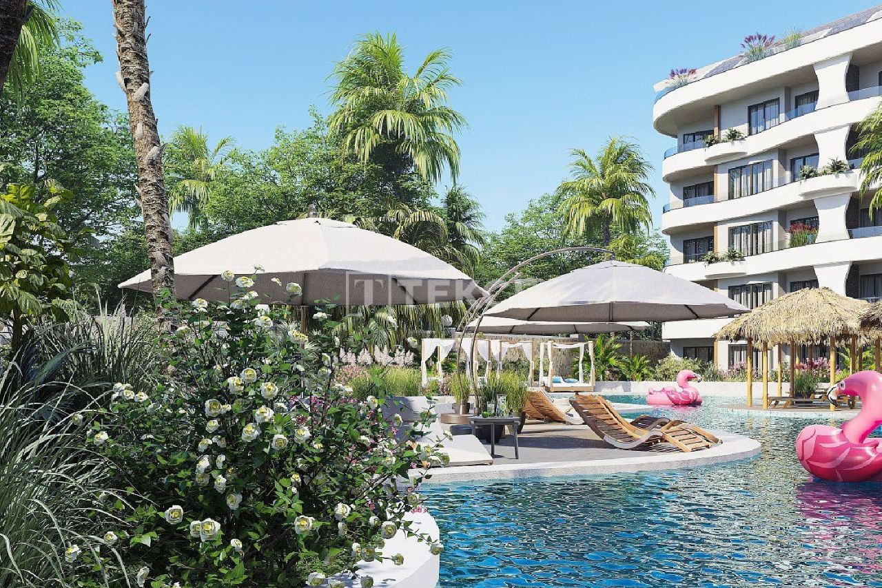 Апартаменты в Алании, Турция, 55 м² - фото 14