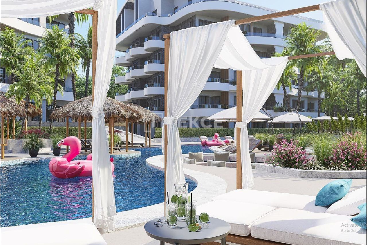 Апартаменты в Алании, Турция, 55 м² - фото 16