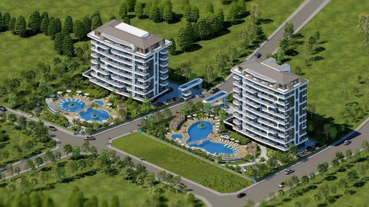 Квартира в Алании, Турция, 55 м² - фото 1