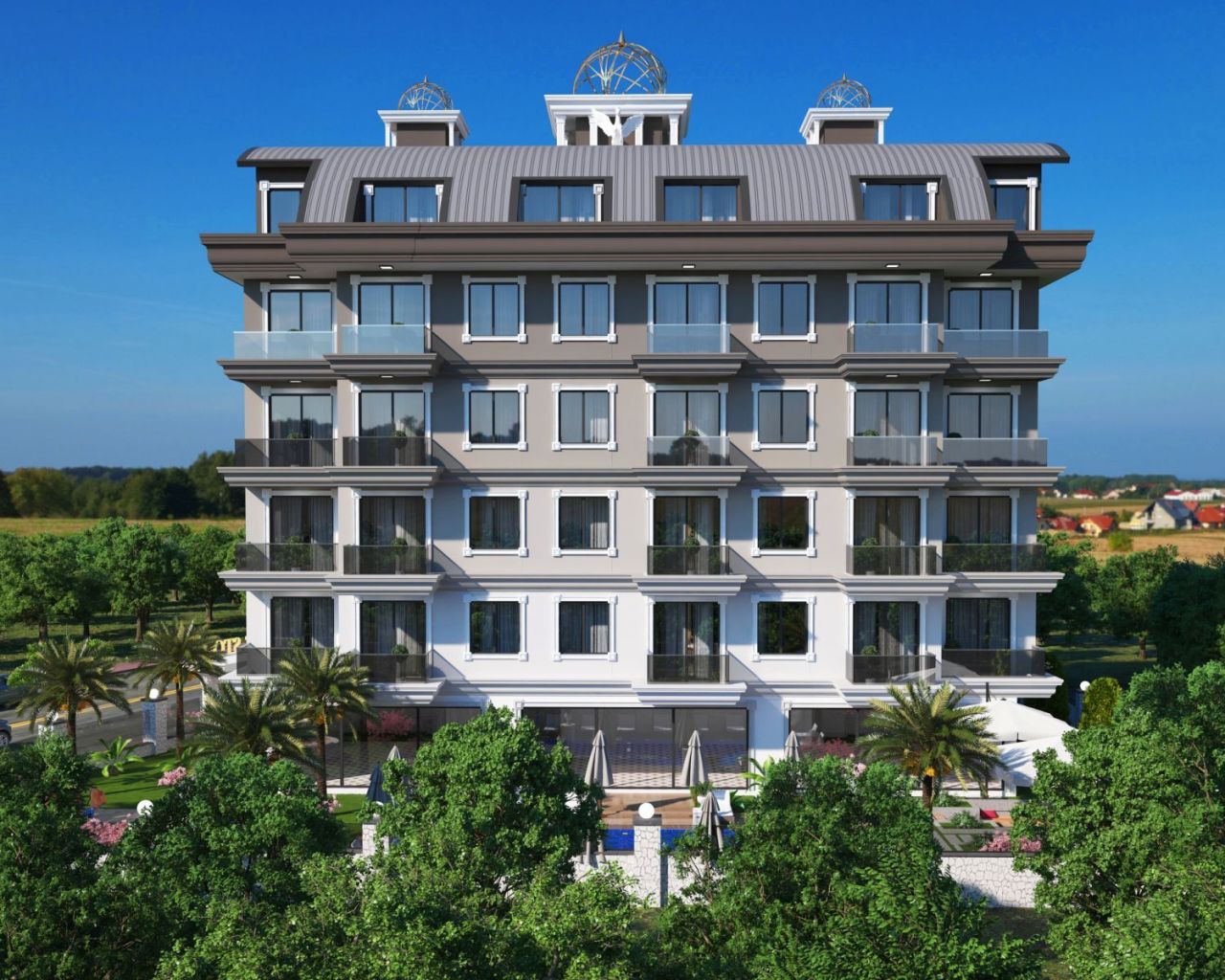 Квартира в Газипаше, Турция, 54 м² - фото 2