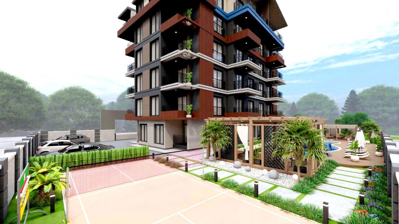 Квартира в Газипаше, Турция, 45 м² - фото 3