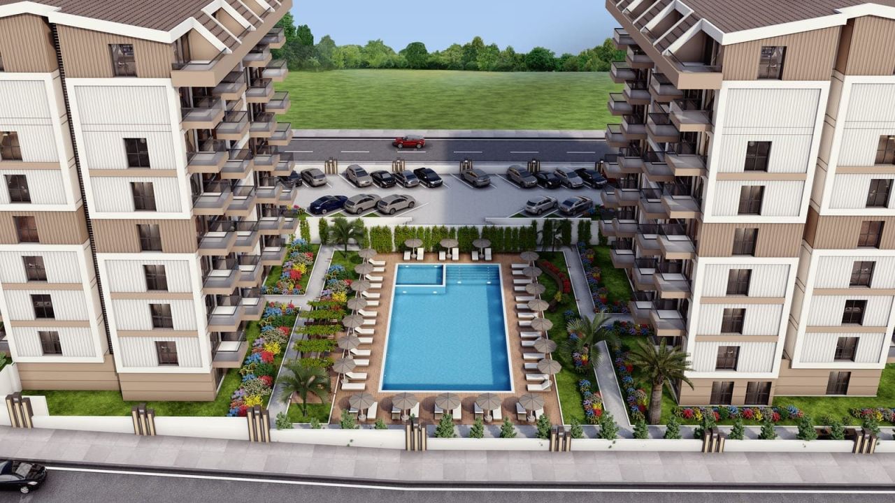 Квартира в Газипаше, Турция, 53 м² - фото 3