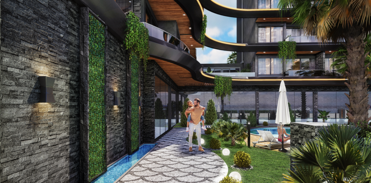 Квартира в Кестеле, Турция, 50 м² - фото 4