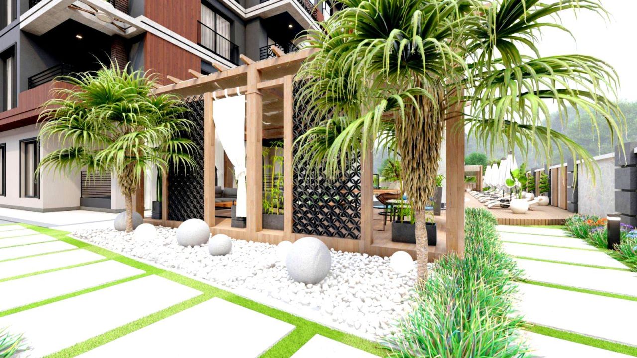 Квартира в Газипаше, Турция, 45 м² - фото 6