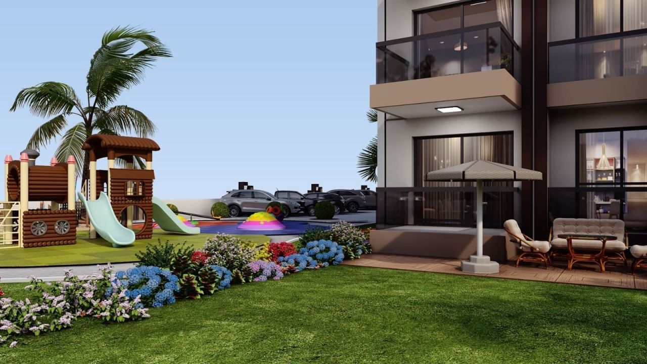 Квартира в Газипаше, Турция, 53 м² - фото 8