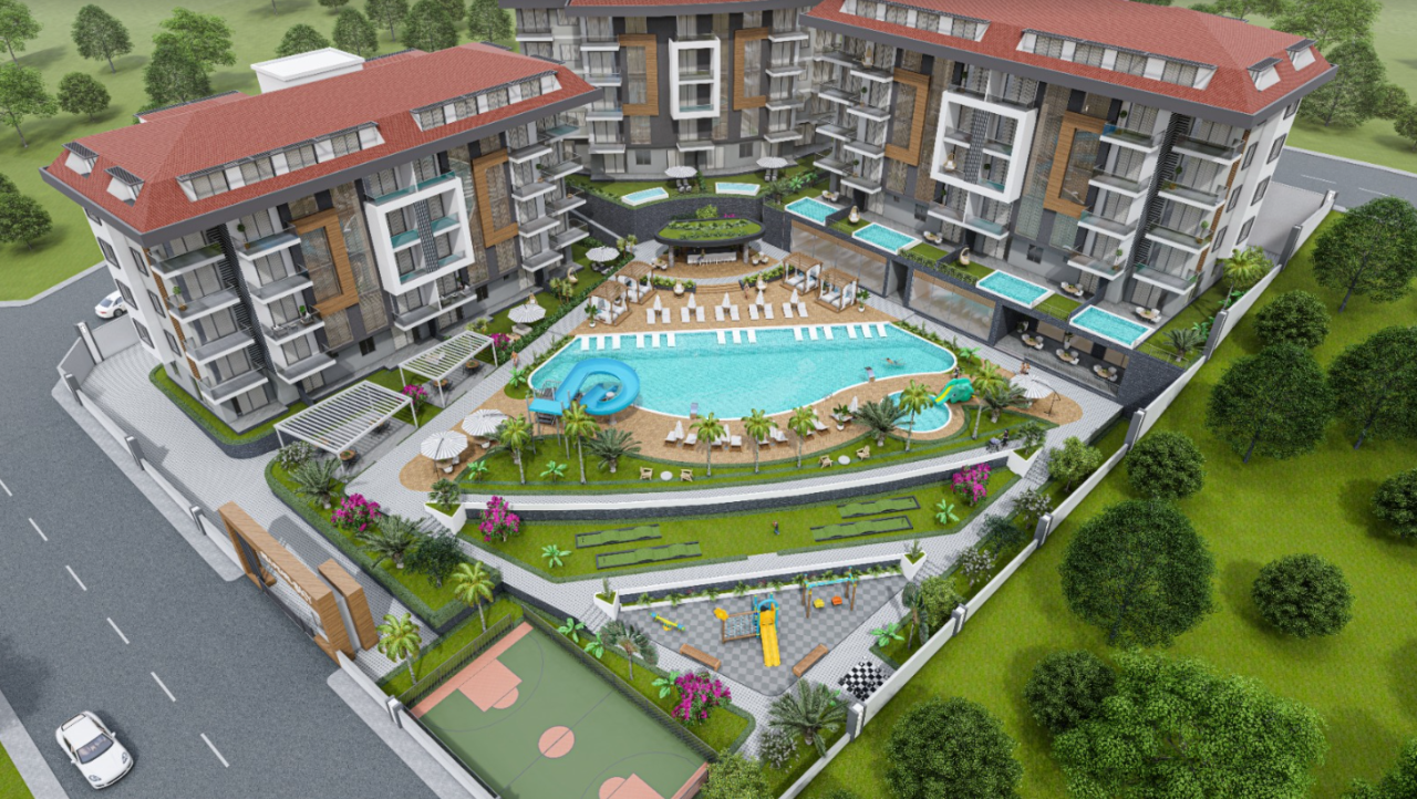 Квартира в Кестеле, Турция, 45 м² - фото 9