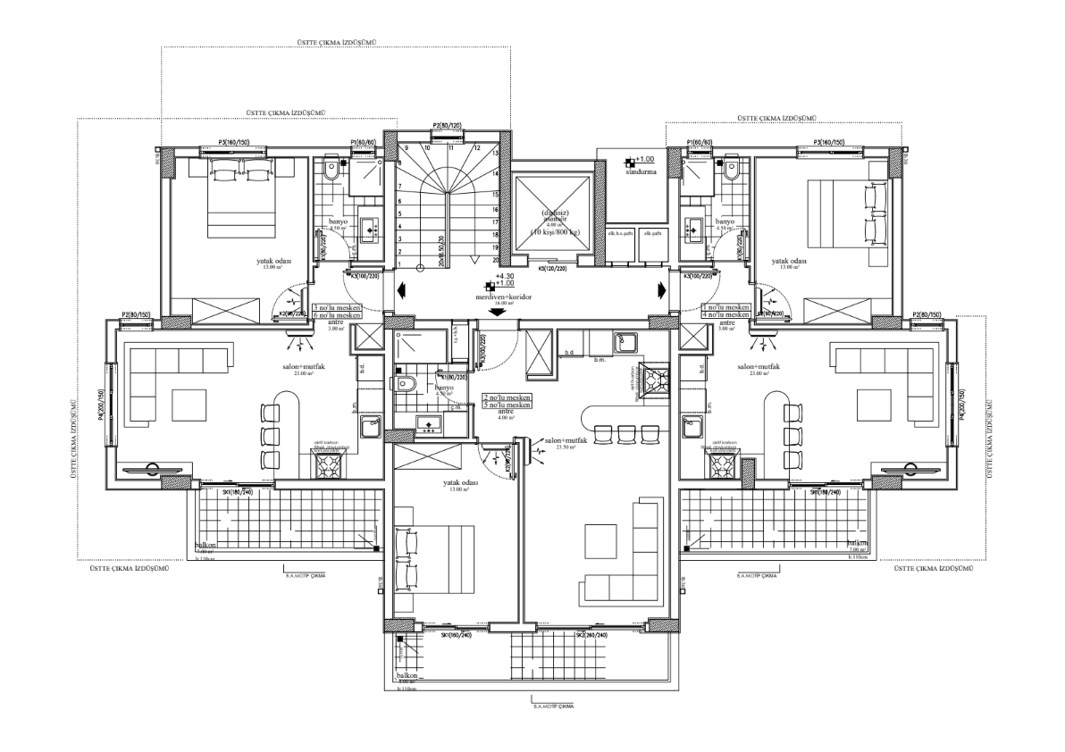 Квартира в Авсалларе, Турция, 57 м² - фото 9