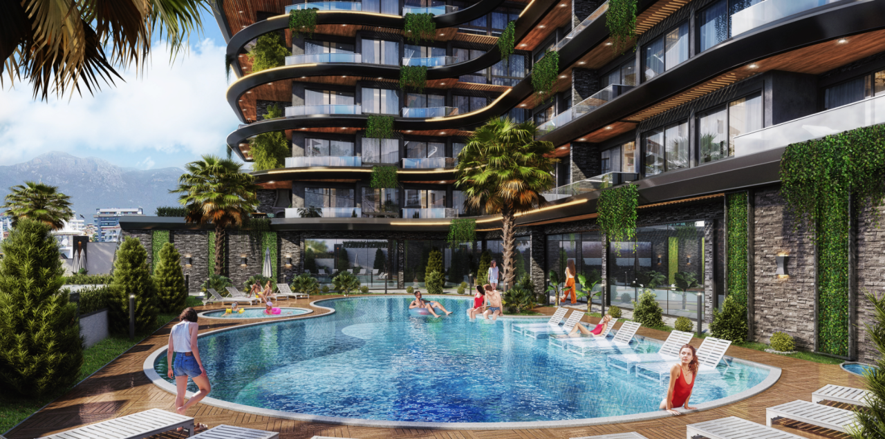 Квартира в Кестеле, Турция, 50 м² - фото 10