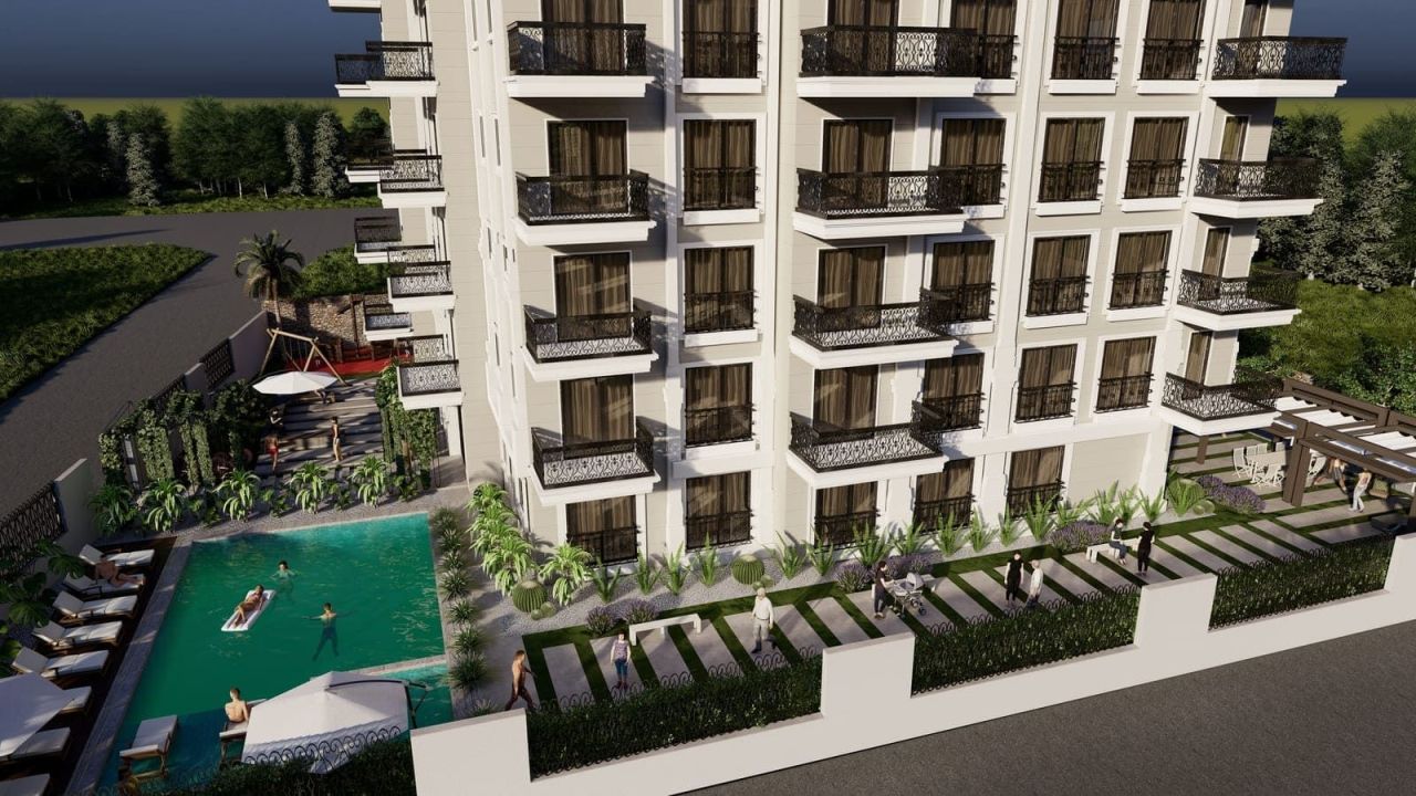 Квартира в Алании, Турция, 48 м² - фото 10