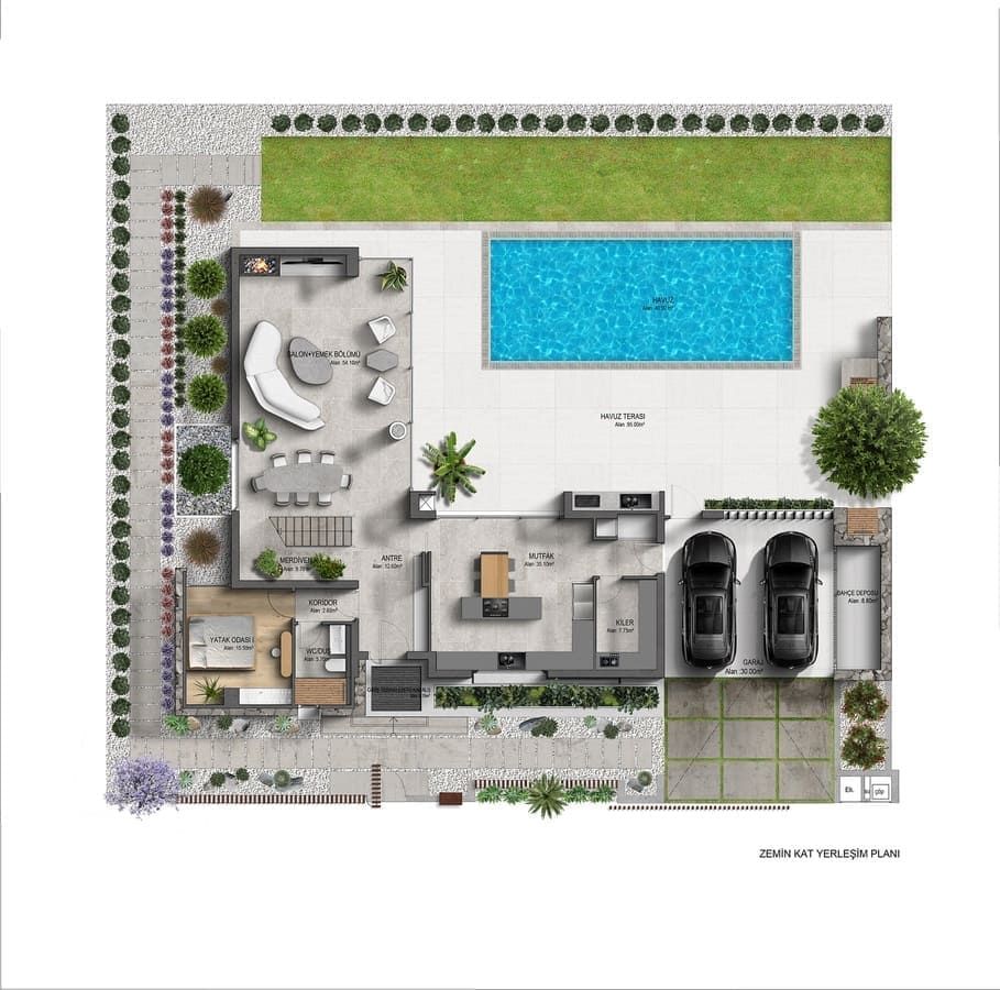 Вилла в Кирении, Кипр, 354 м² - фото 12