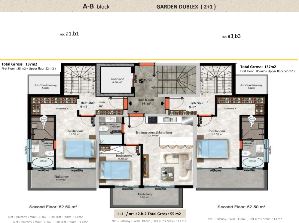 Квартира в Кестеле, Турция, 55 м² - фото 12