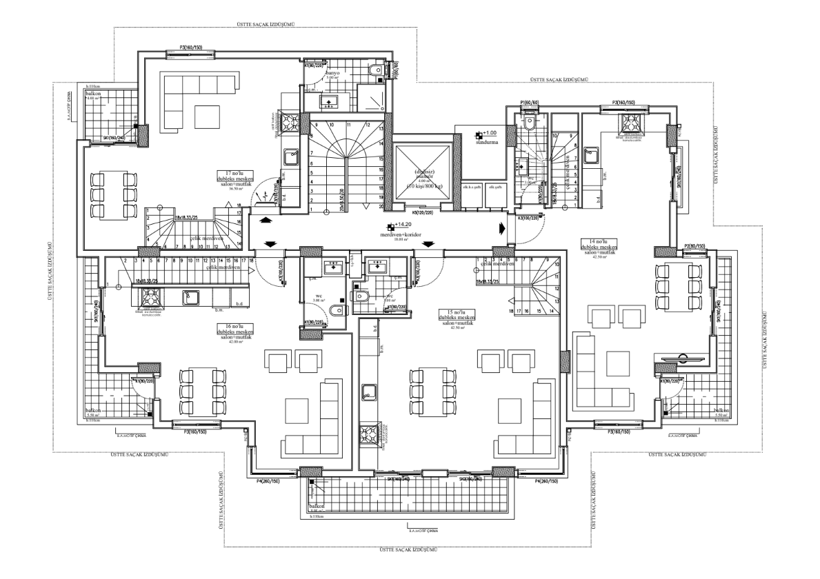Квартира в Авсалларе, Турция, 57 м² - фото 12