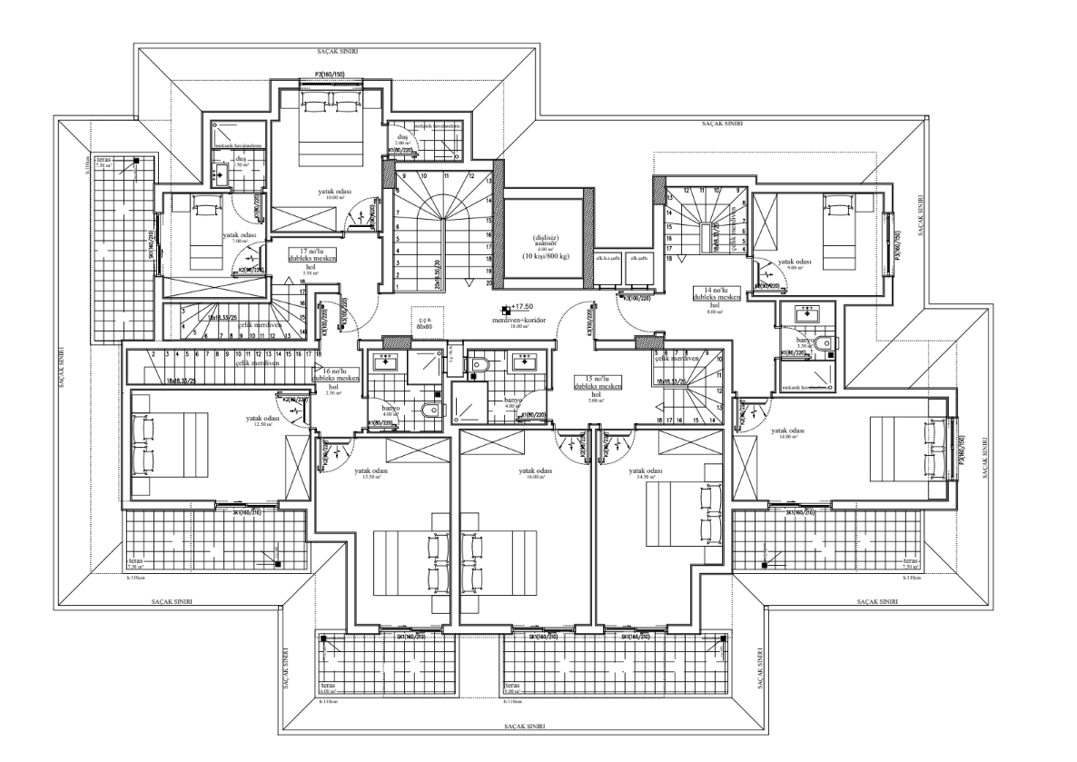 Квартира в Авсалларе, Турция, 57 м² - фото 13