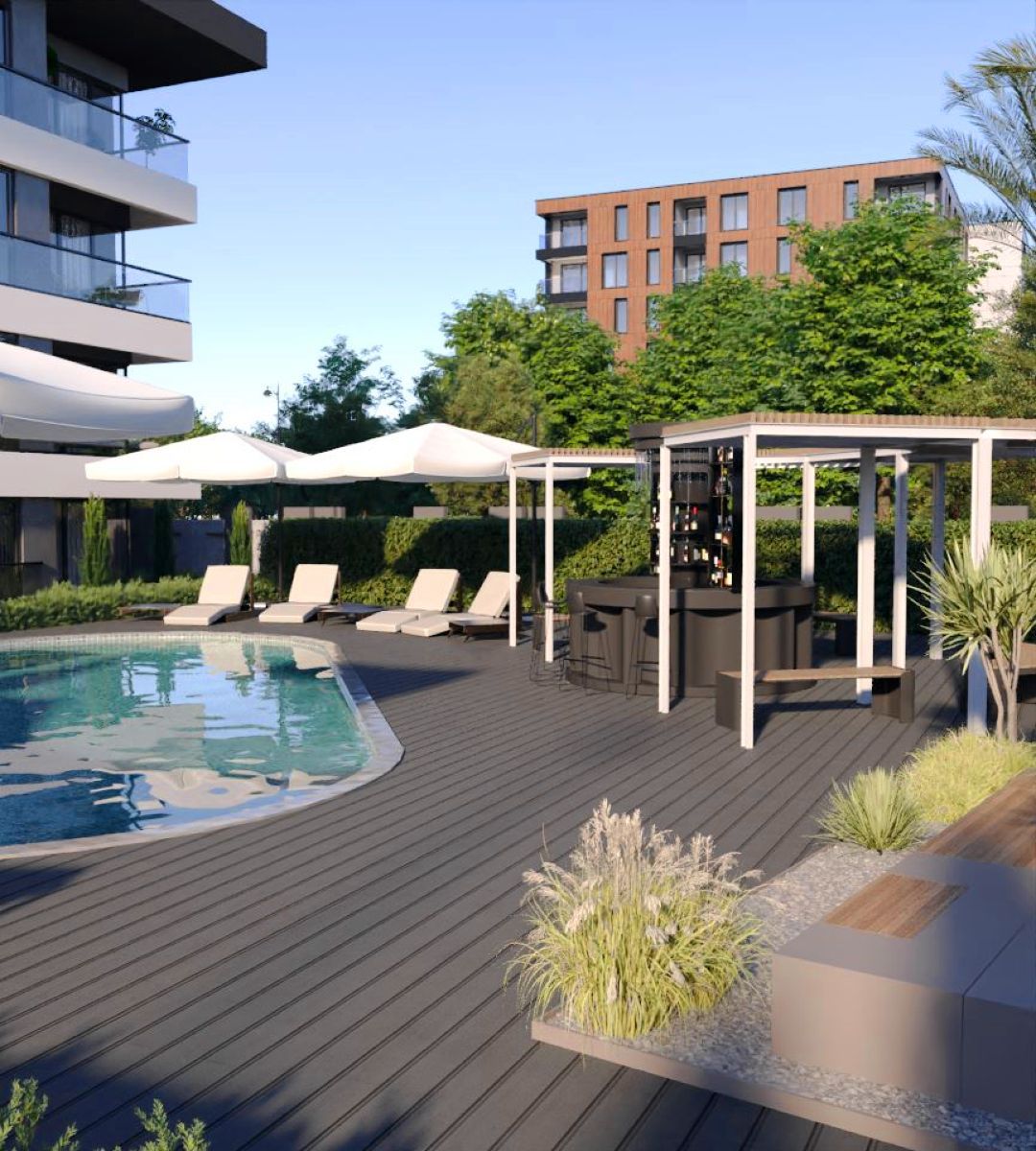 Квартира в Конаклы, Турция, 56 м² - фото 14