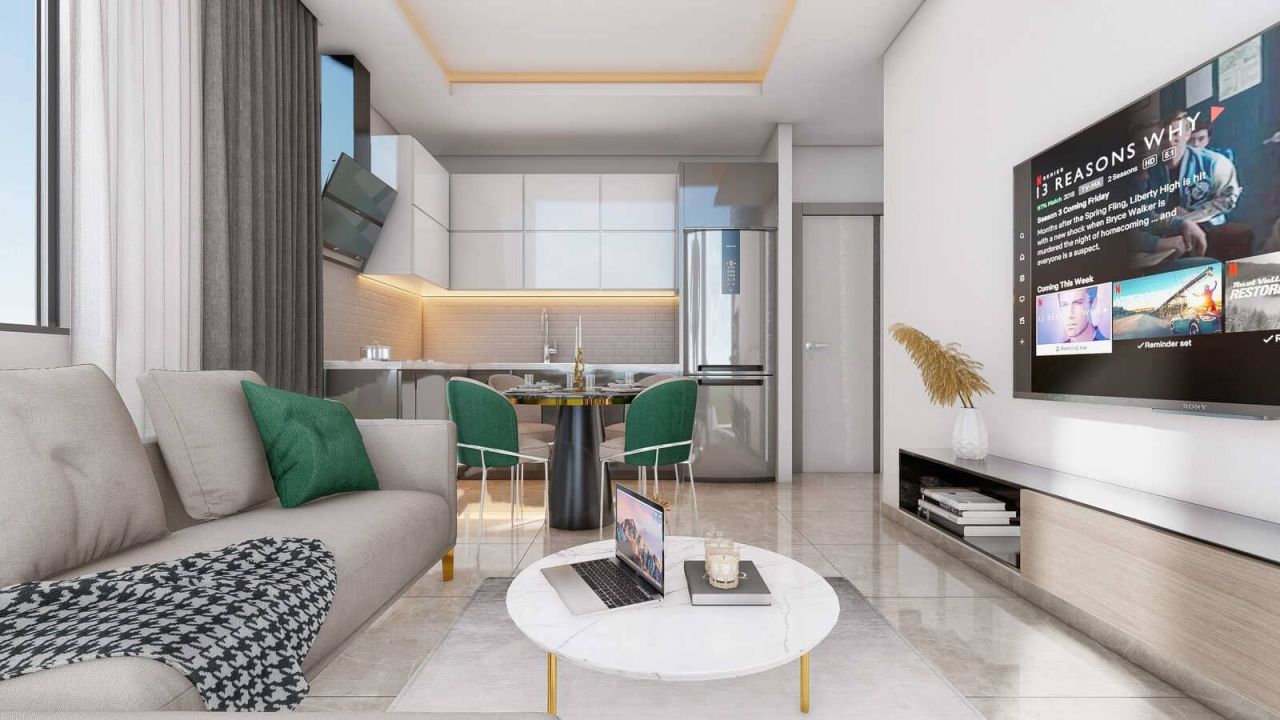 Квартира в Конаклы, Турция, 50 м² - фото 14