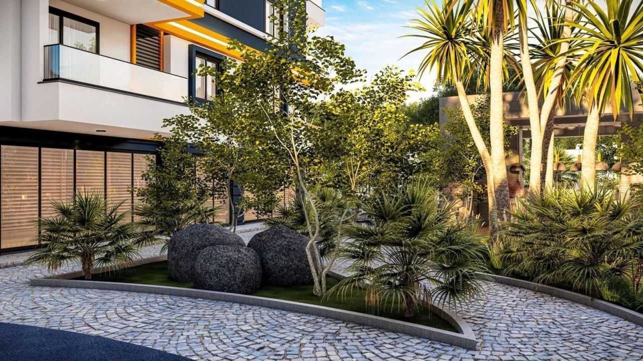 Квартира в Газипаше, Турция, 50 м² - фото 15