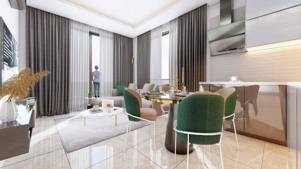 Квартира в Конаклы, Турция, 50 м² - фото 15