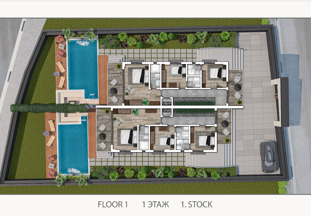 Вилла в Авсалларе, Турция, 385 м² - фото 16