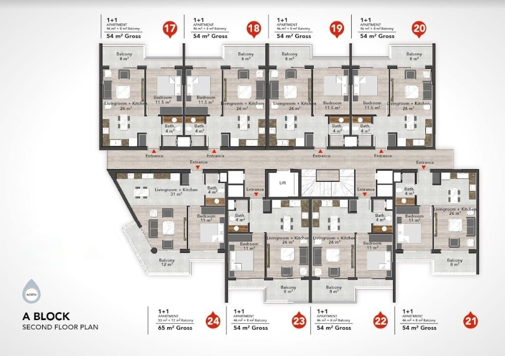 Таунхаус в Алании, Турция, 106 м² - фото 16
