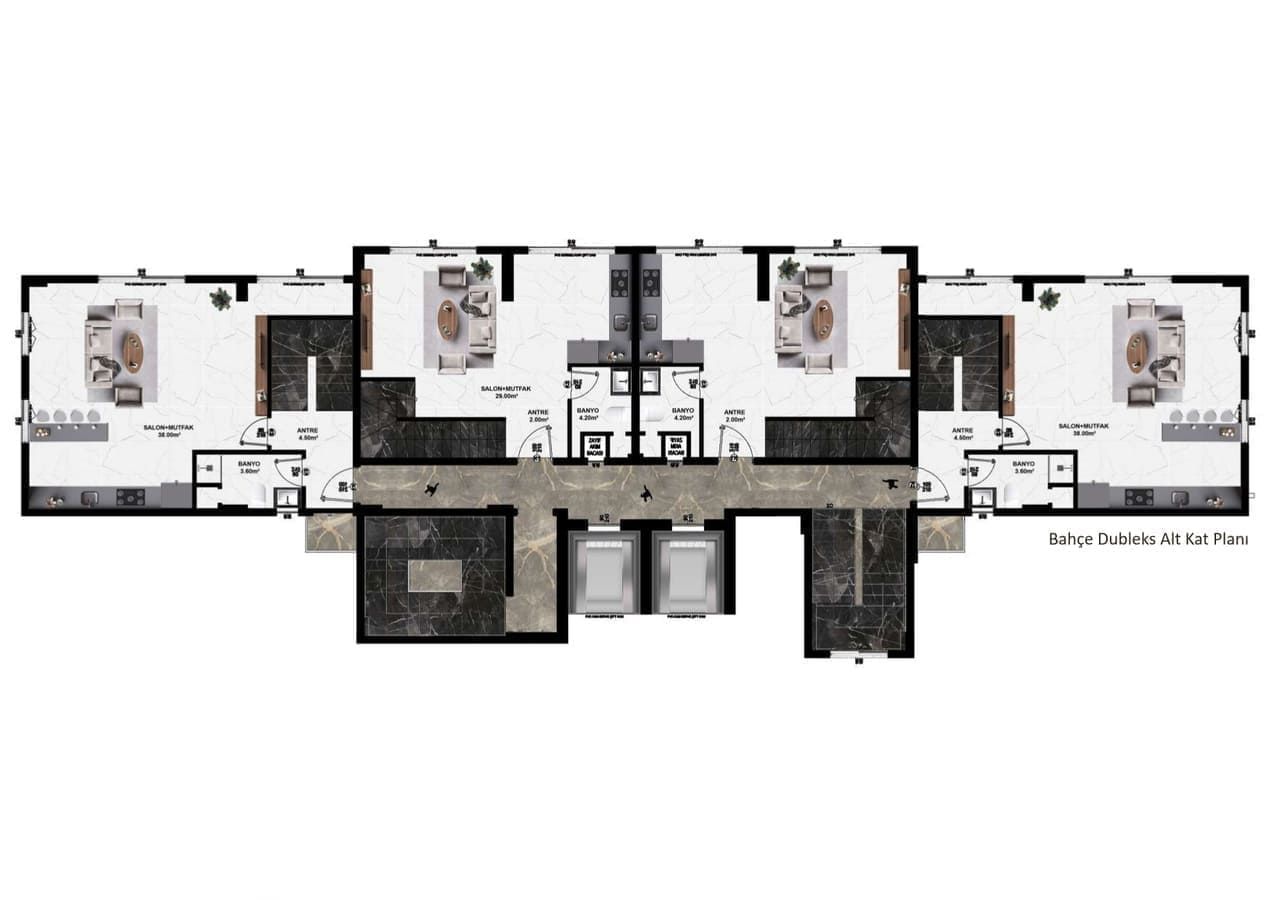 Квартира в Конаклы, Турция, 76 м² - фото 17