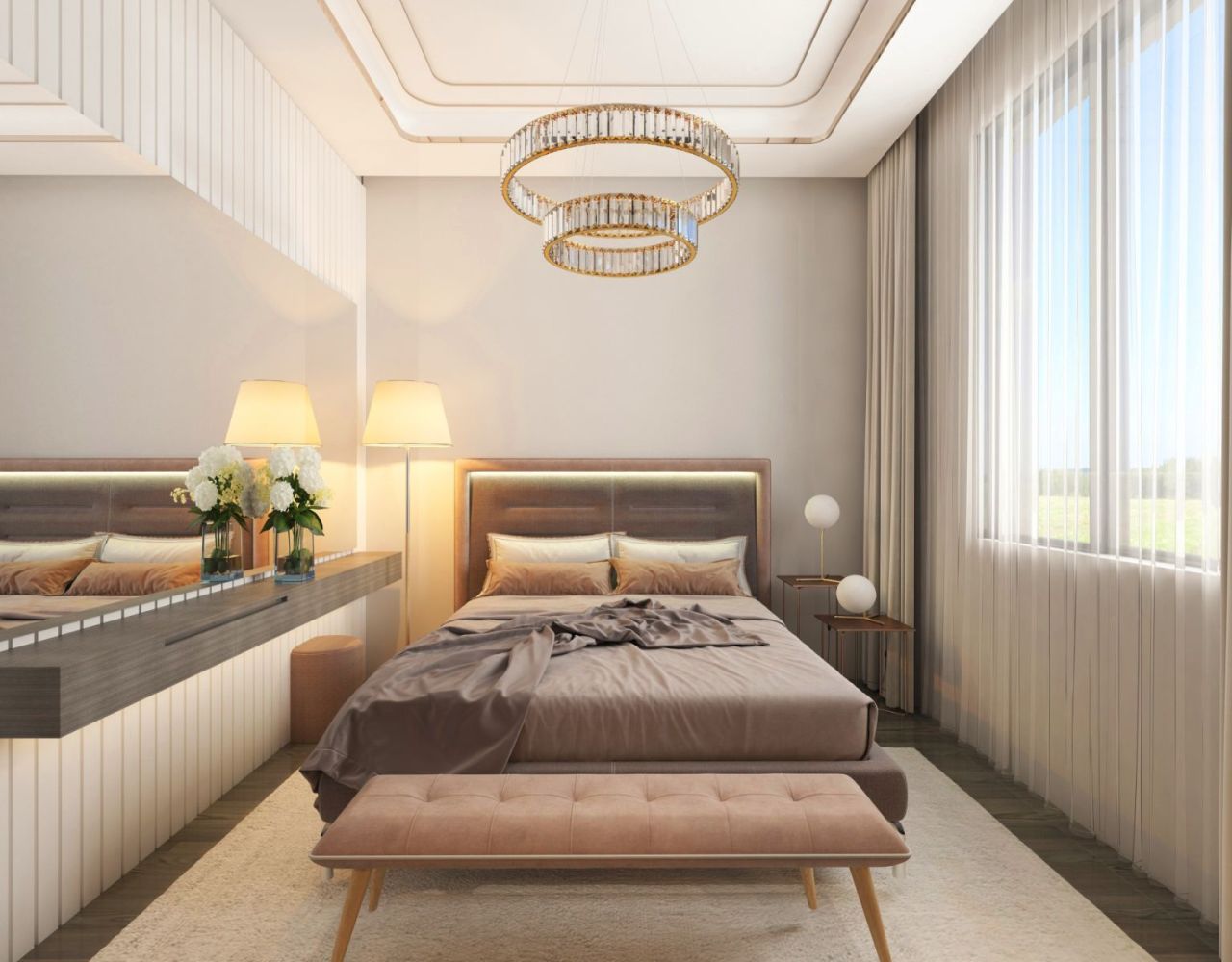 Квартира в Газипаше, Турция, 54 м² - фото 18