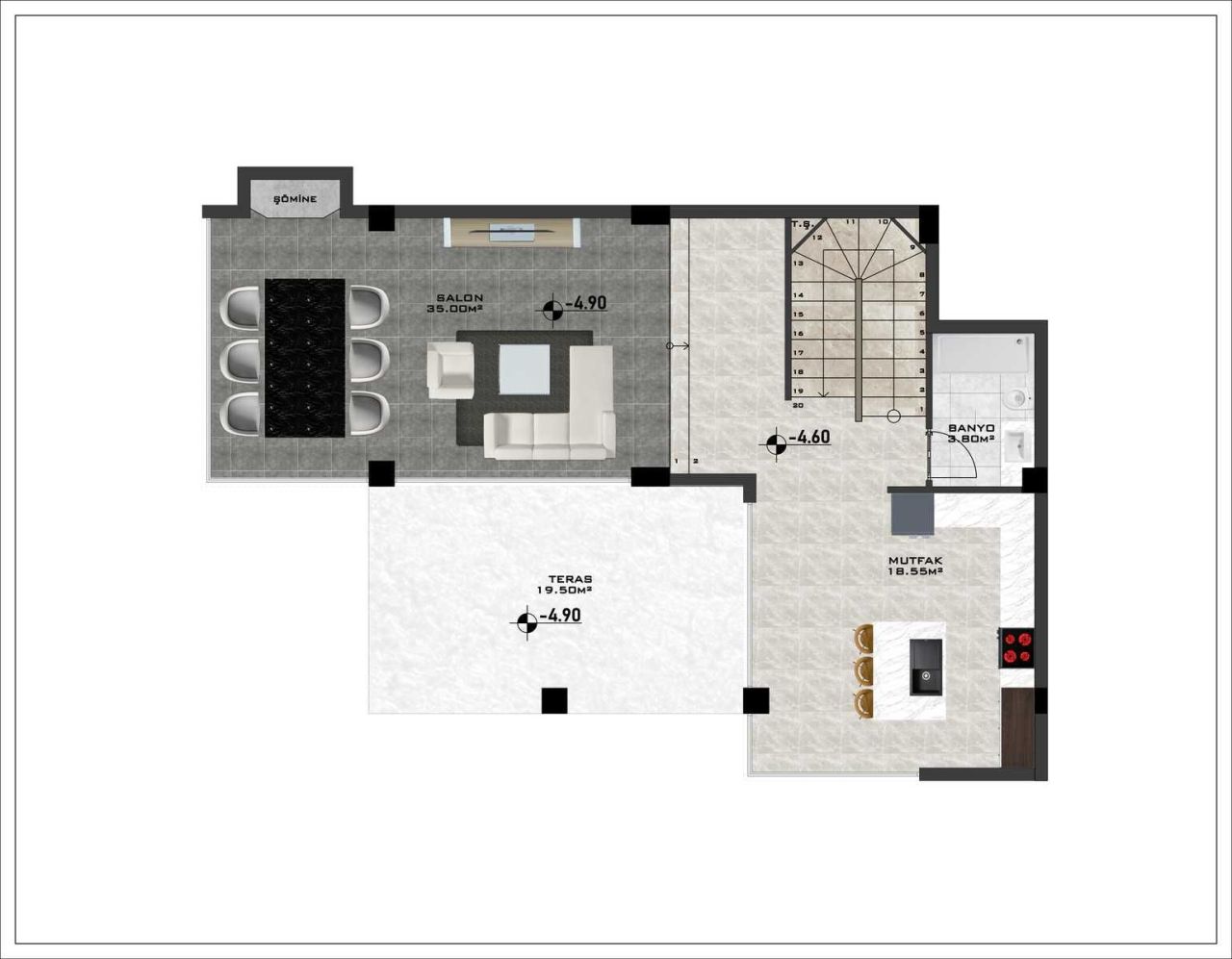 Вилла в Алании, Турция, 275 м² - фото 19
