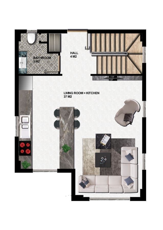 Вилла в Конаклы, Турция, 200 м² - фото 19