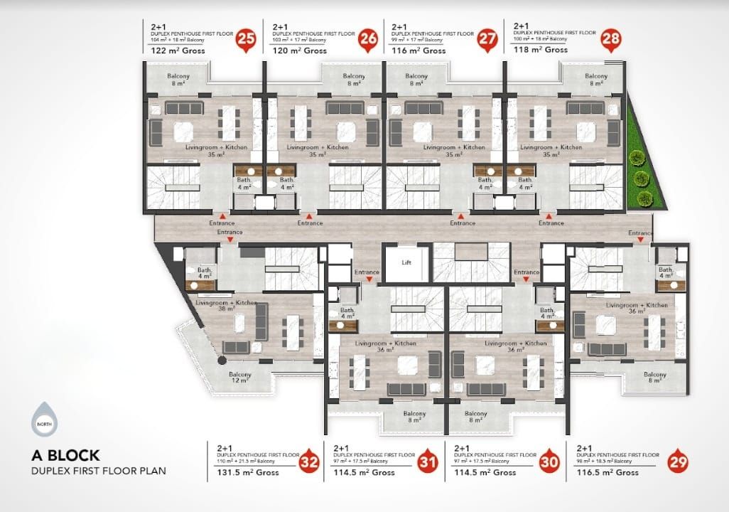 Таунхаус в Алании, Турция, 106 м² - фото 19