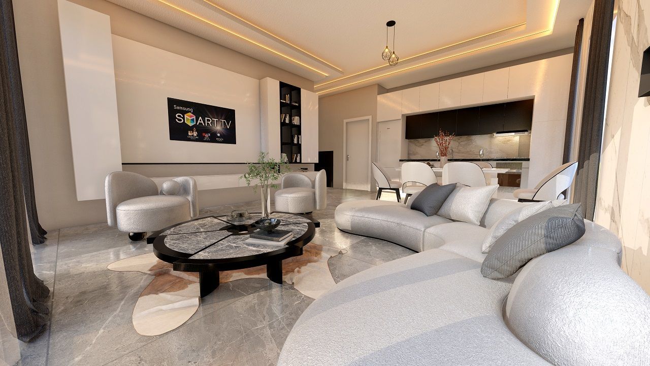 Апартаменты в Алсанджаке, Кипр, 53.7 м² - фото 2