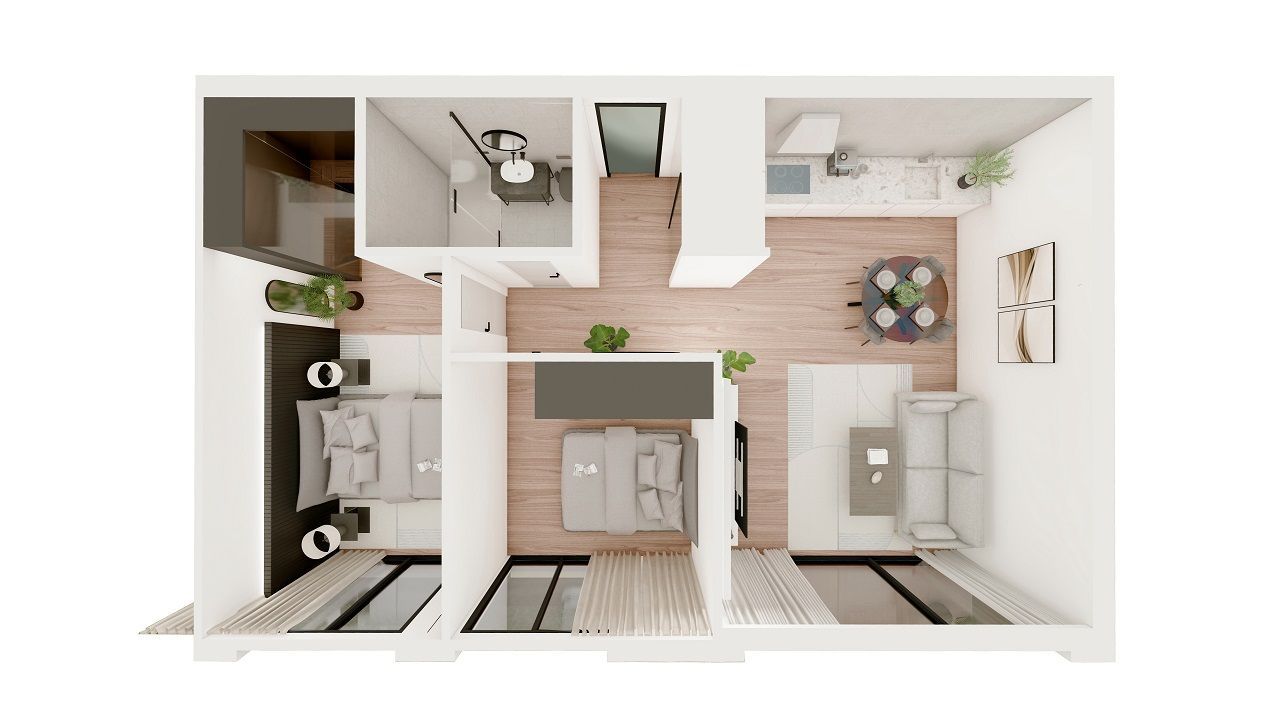 Апартаменты в Кирении, Кипр, 70 м² - фото 6