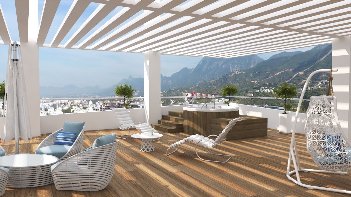 Апартаменты в Кирении, Кипр, 75 м² - фото 7