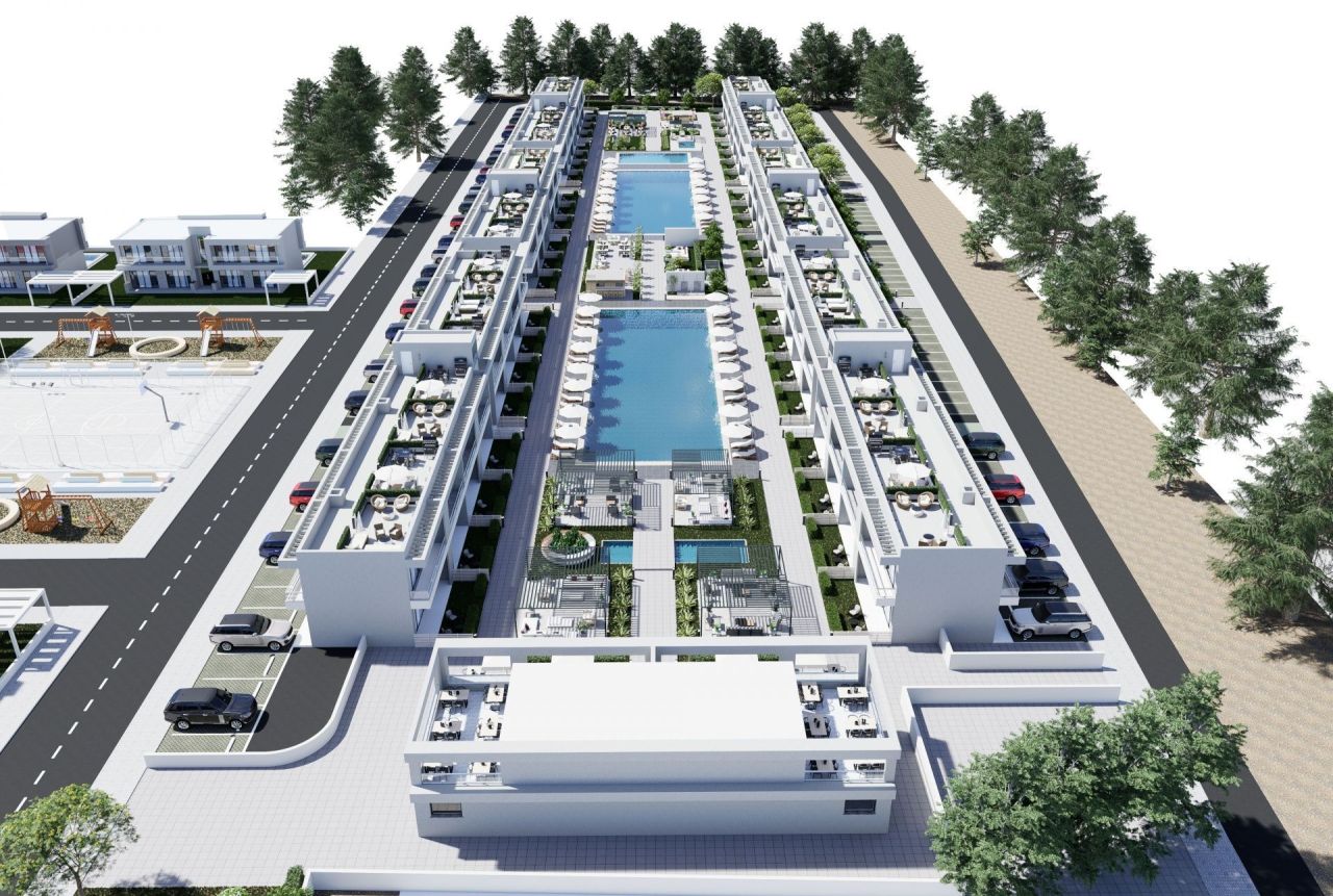 Апартаменты в Фамагусте, Кипр, 58 м² - фото 14