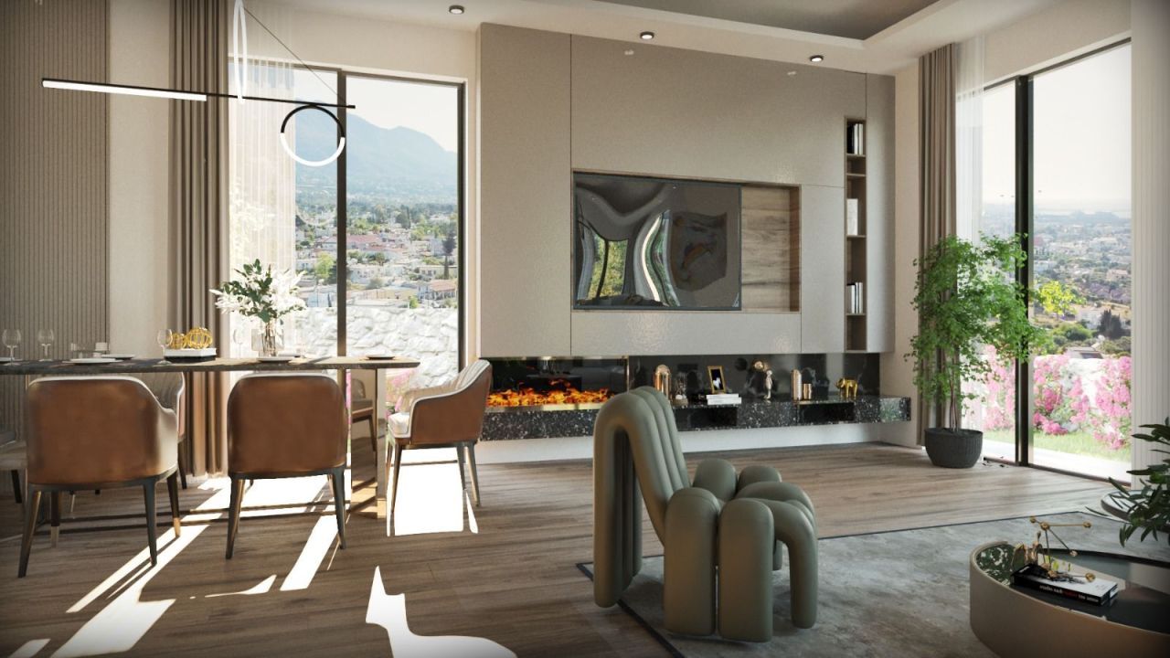 Апартаменты в Кирении, Кипр, 120 м² - фото 14