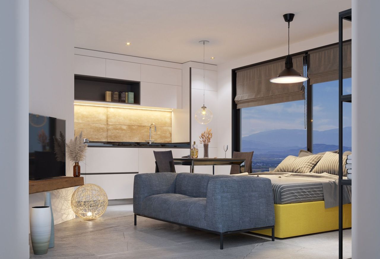 Апартаменты в Гюзельюрте, Кипр, 30 м² - фото 14