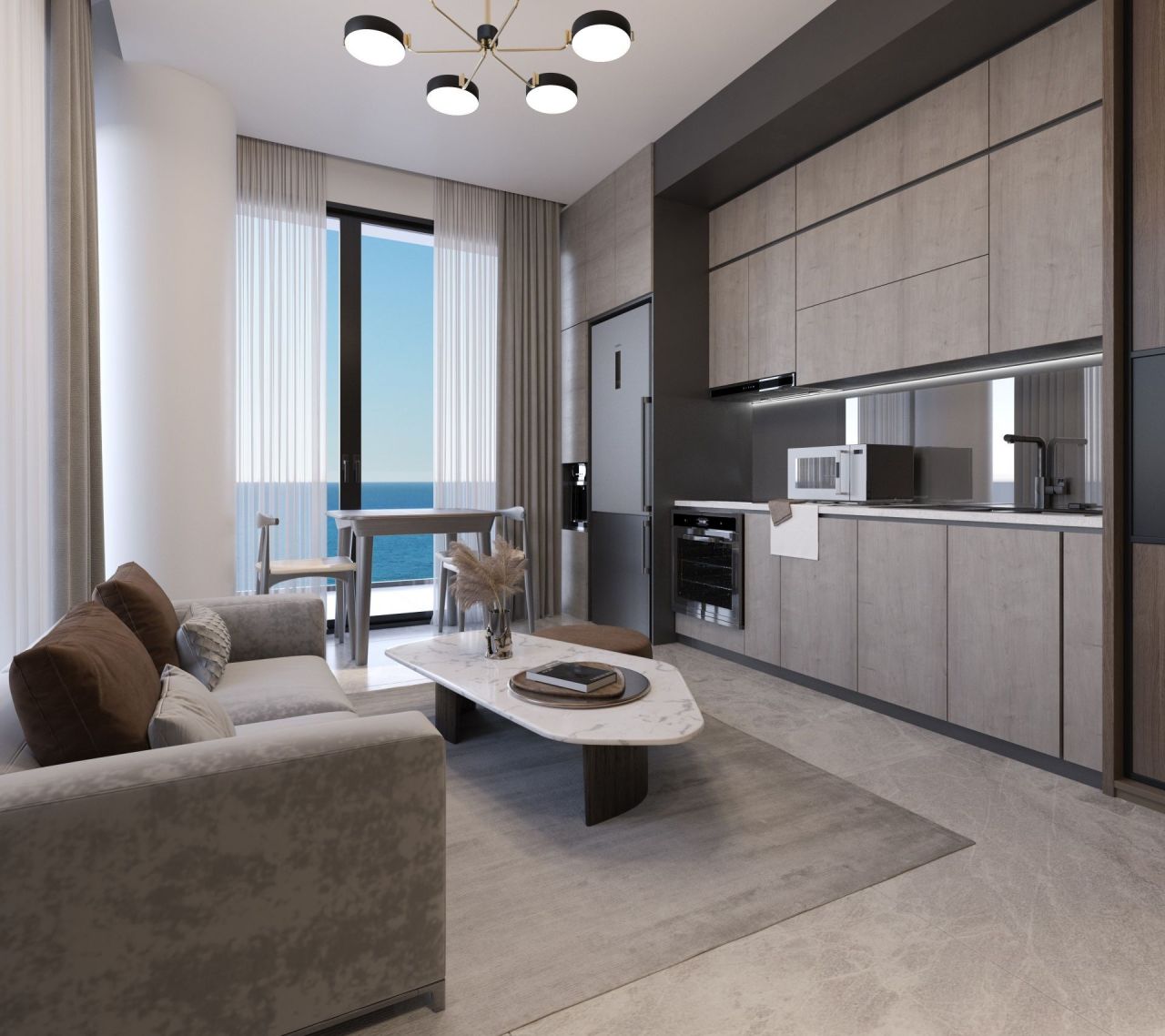 Апартаменты в Гюзельюрте, Кипр, 28 м² - фото 17