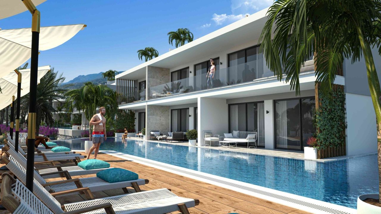 Апартаменты в Кирении, Кипр, 90 м² - фото 17