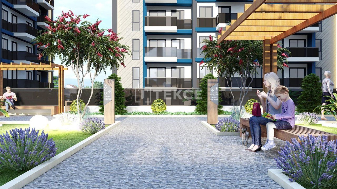 Апартаменты в Анталии, Турция, 95 м² - фото 18