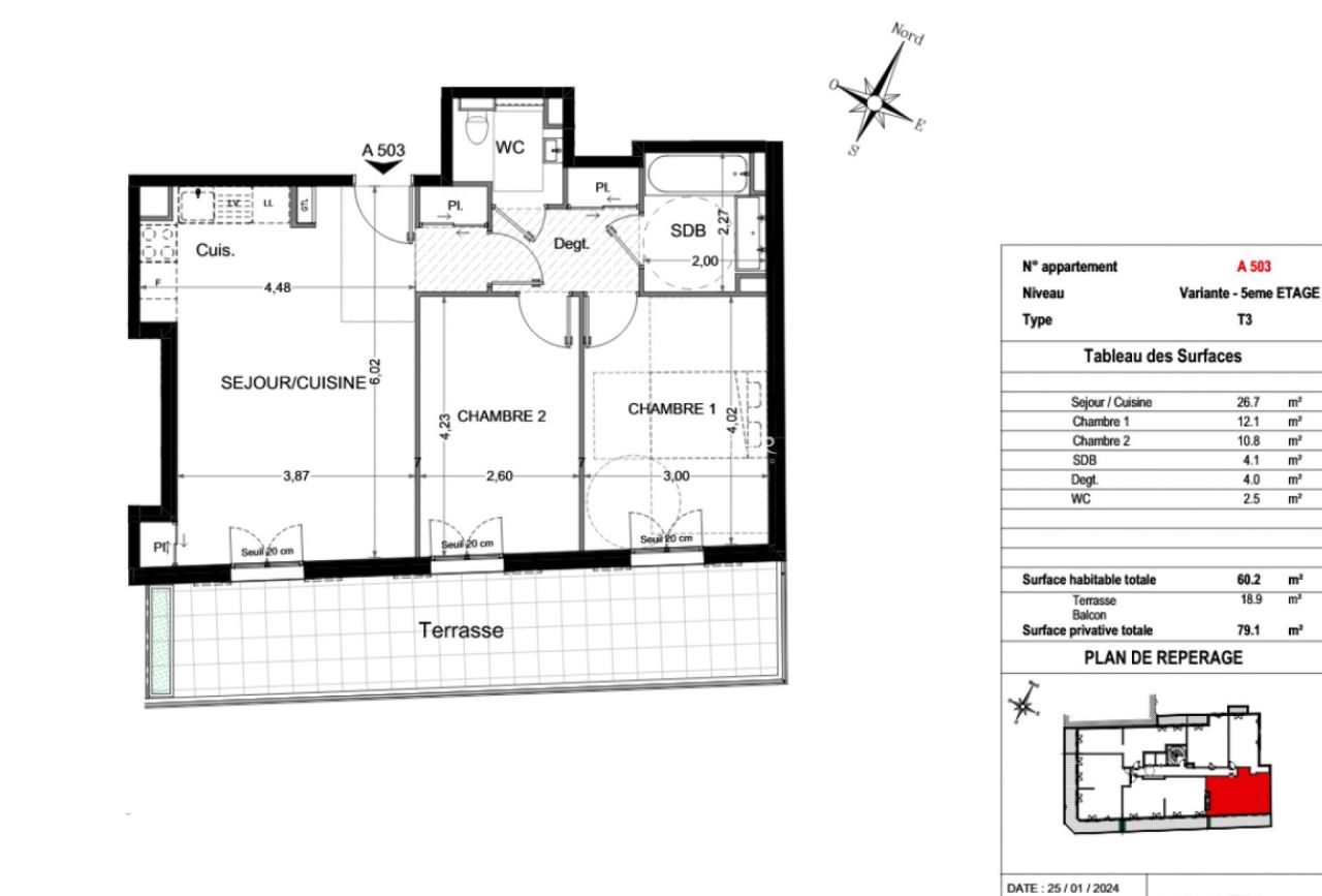 Апартаменты в Ницце, Франция, 60 м² - фото 6