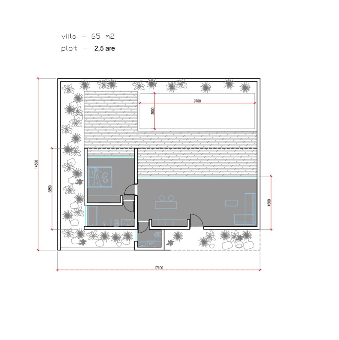 1 bedroom Villa 65 m² Indonesia, Indonesia