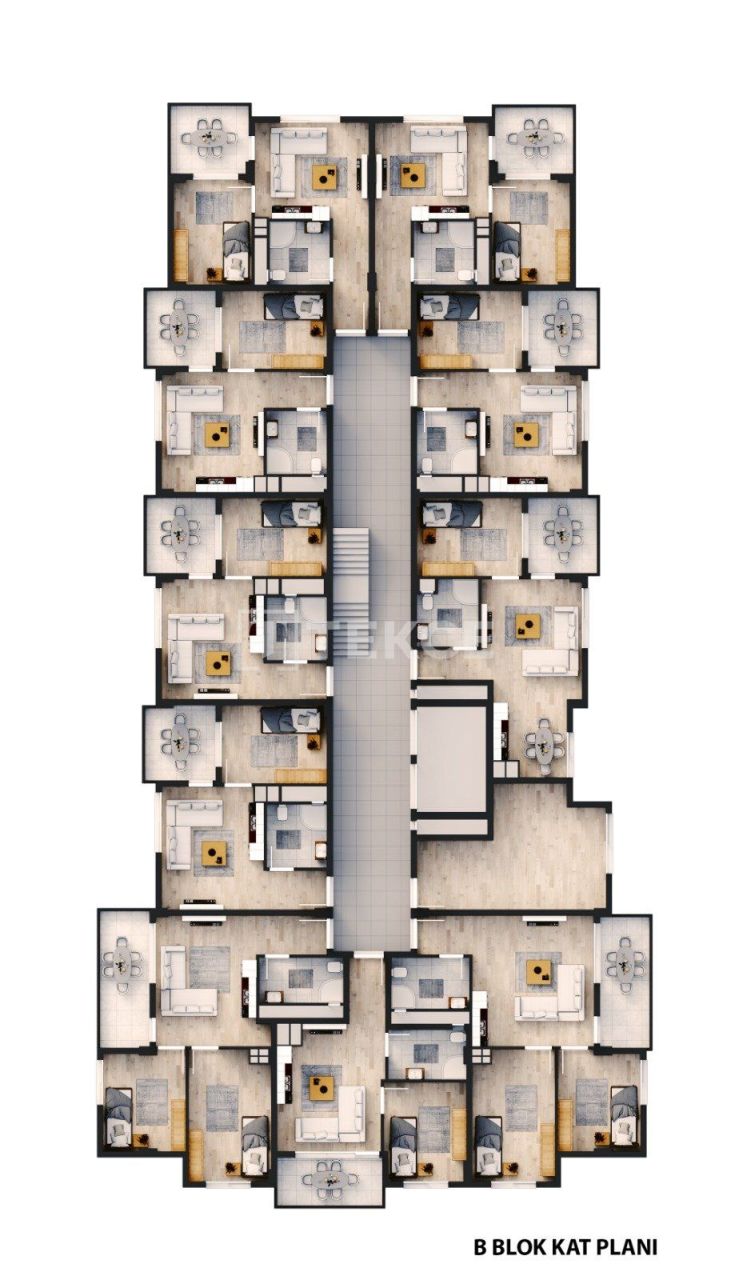 Апартаменты Ортахисар, Турция, 50 м² - фото 13