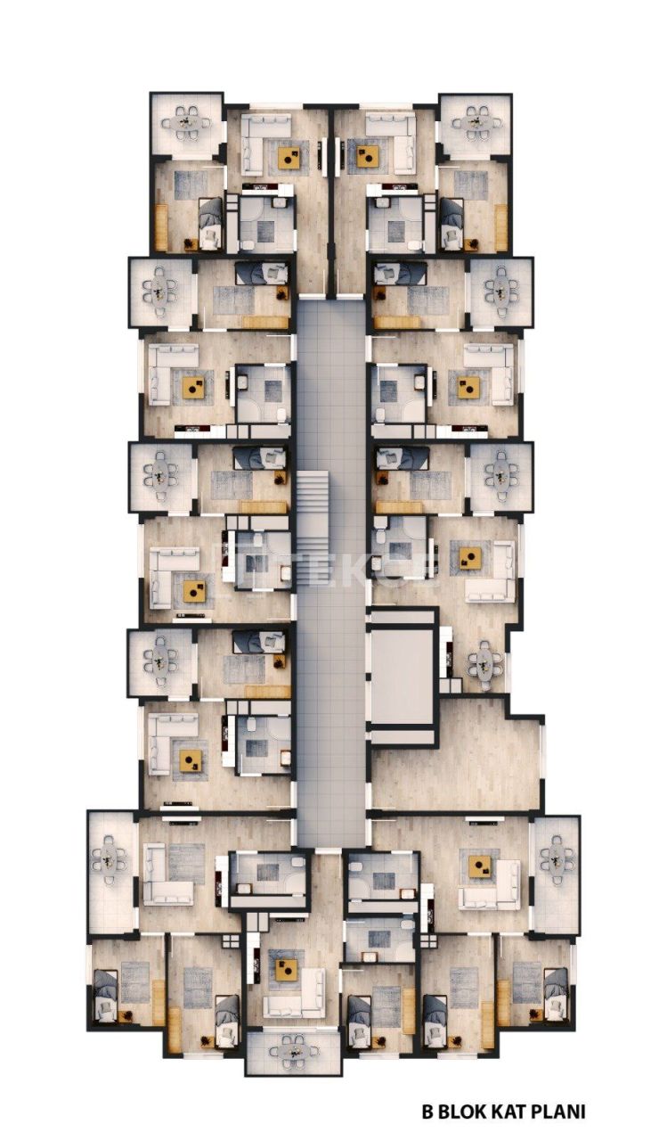 Апартаменты Ортахисар, Турция, 70 м² - фото 13