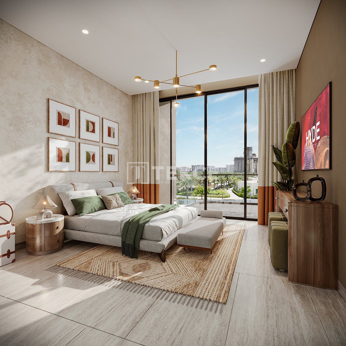 Апартаменты Дамак Хиллз, ОАЭ, 75 м² - фото 8