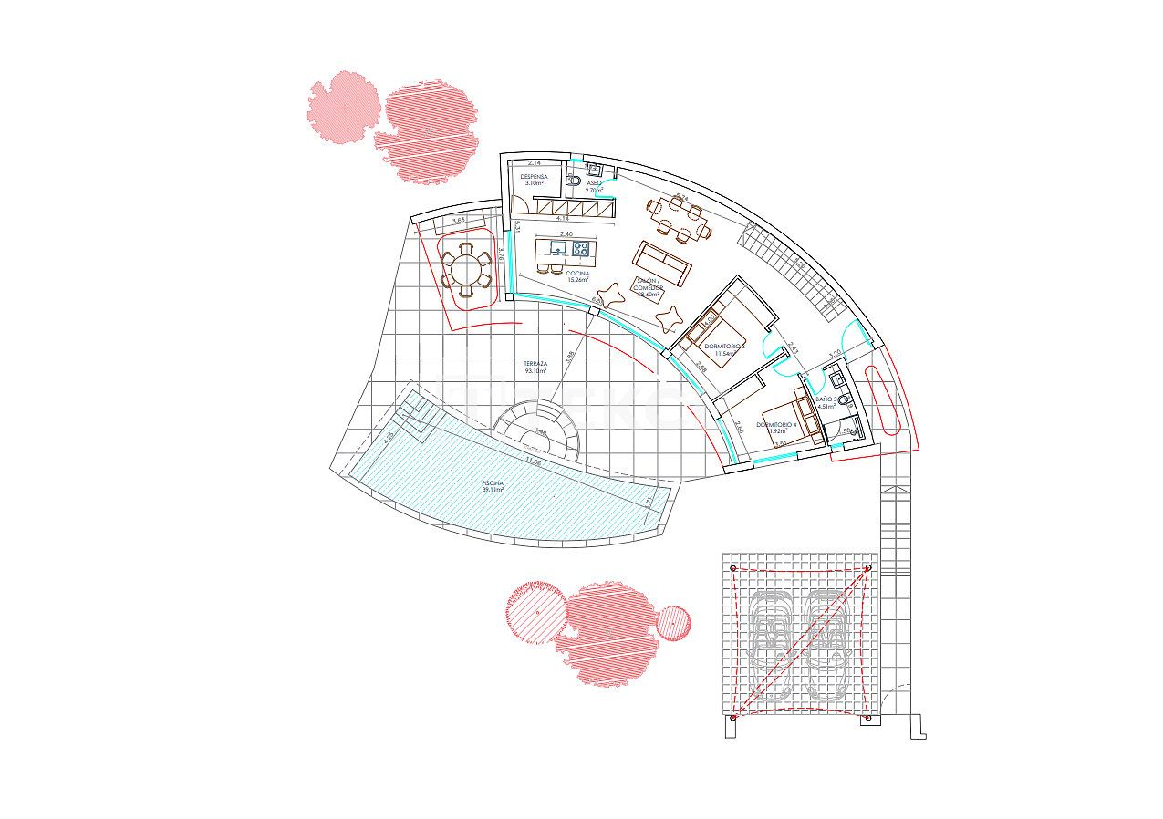 Вилла в Бенитачеле, Испания, 414 м² - фото 19
