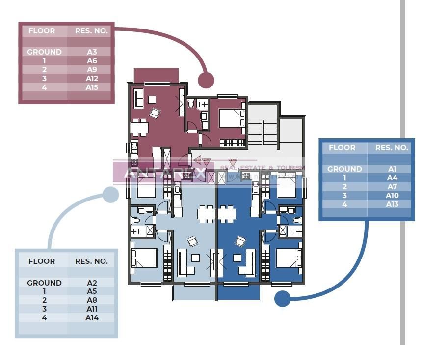 Апартаменты в Биеле, Черногория, 50 м² - фото 12