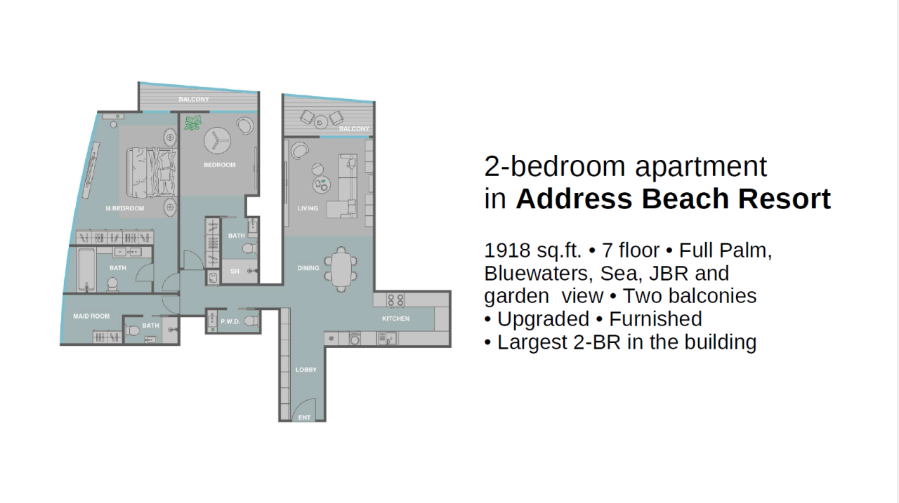 Квартира в Дубае, ОАЭ, 137 м² - фото 3