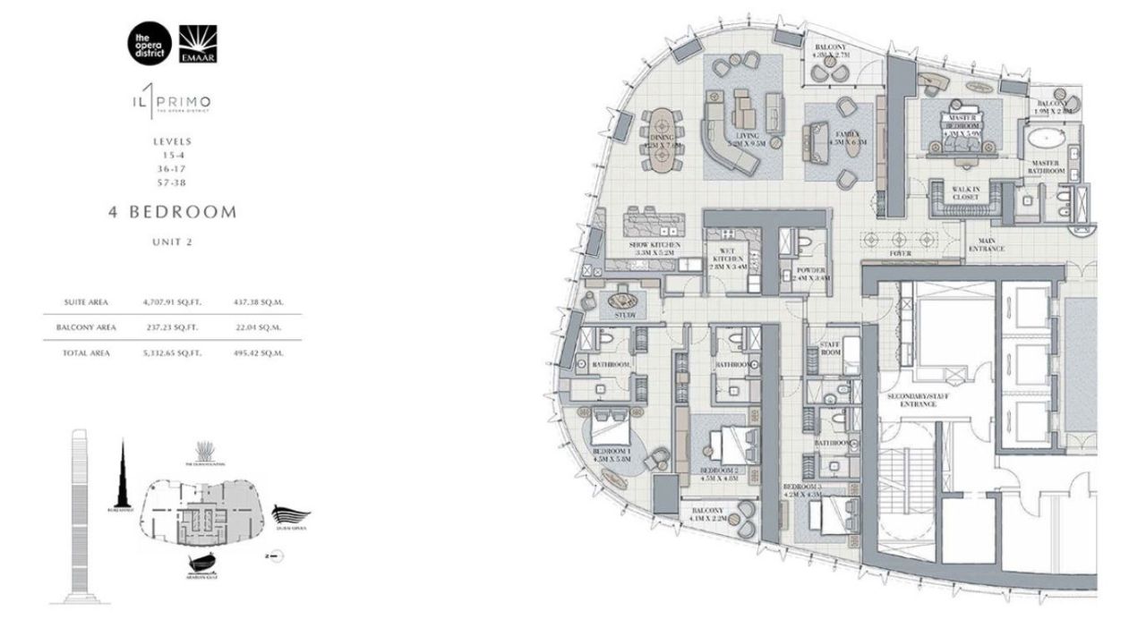 Квартира в Дубае, ОАЭ, 980 м² - фото 13