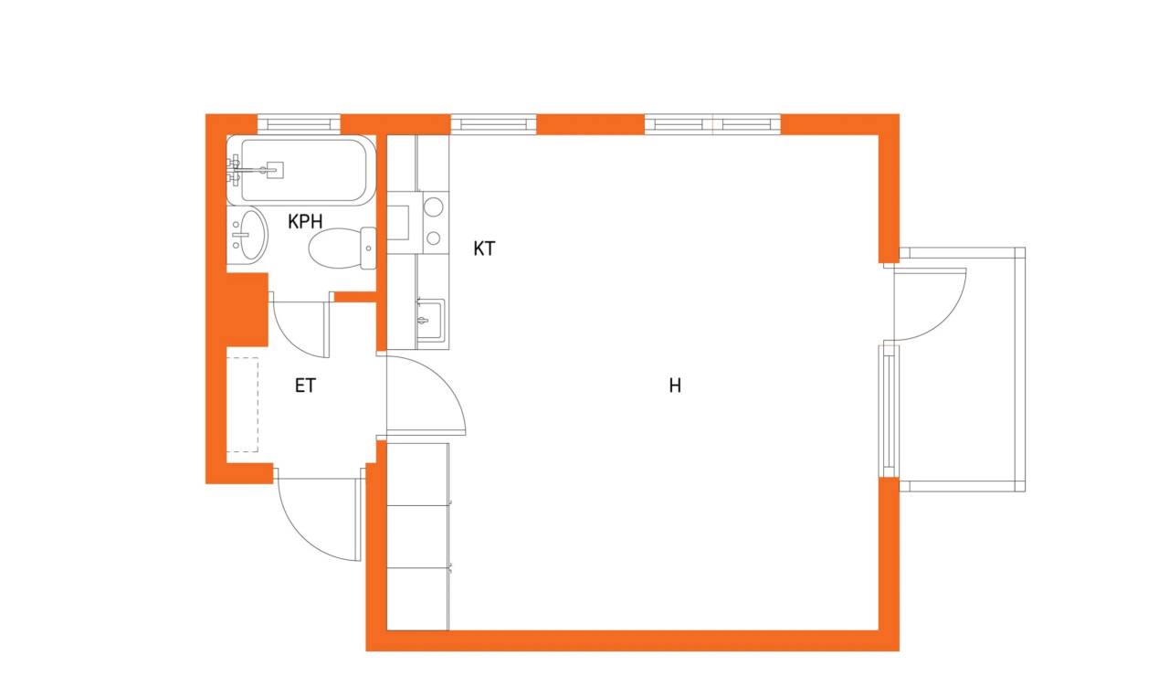 Квартира в Керимяки, Финляндия, 28 м² - фото 2
