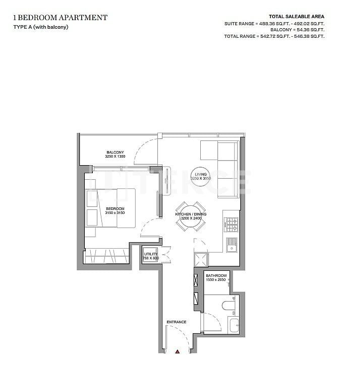 Апартаменты в Дубае, ОАЭ, 50 м² - фото 17